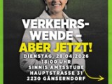 Foto vom Plakat der Verkehrswende Veranstaltung